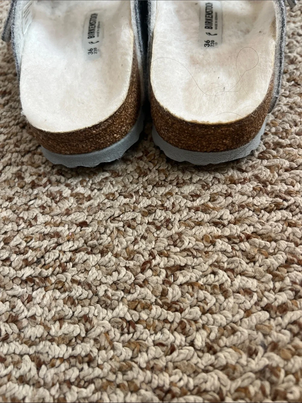 Birkenstock Women’s Arizona Wool Double-Buckle Slide Sandals